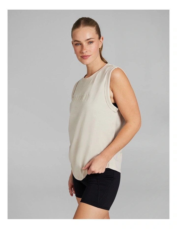 Cotton Tank in Vanilla image 3
