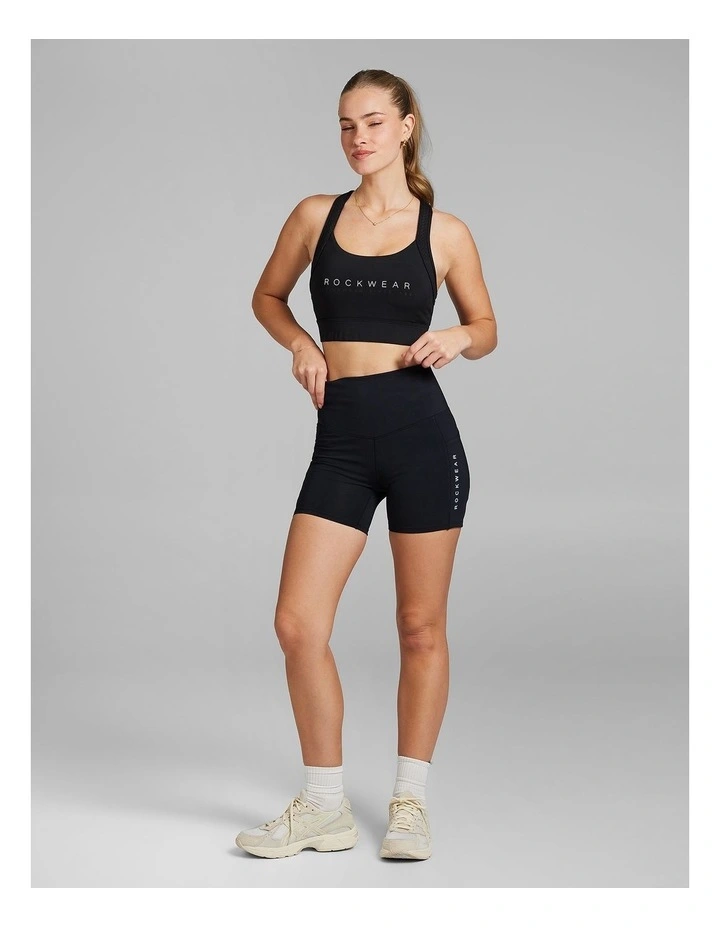 Reform Mid Thigh Bike Shorts in Jet Black image 5