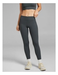 Veda Luxesoft Full Length Tight in Dark Khaki