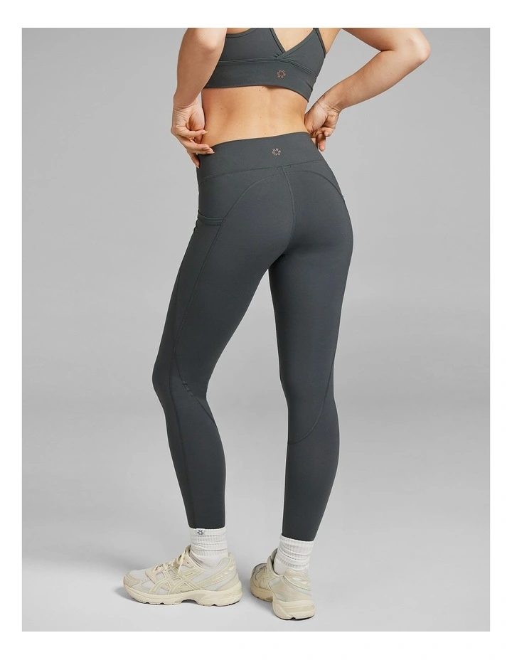 Veda Luxesoft Full Length Tight in Dark Khaki image 2