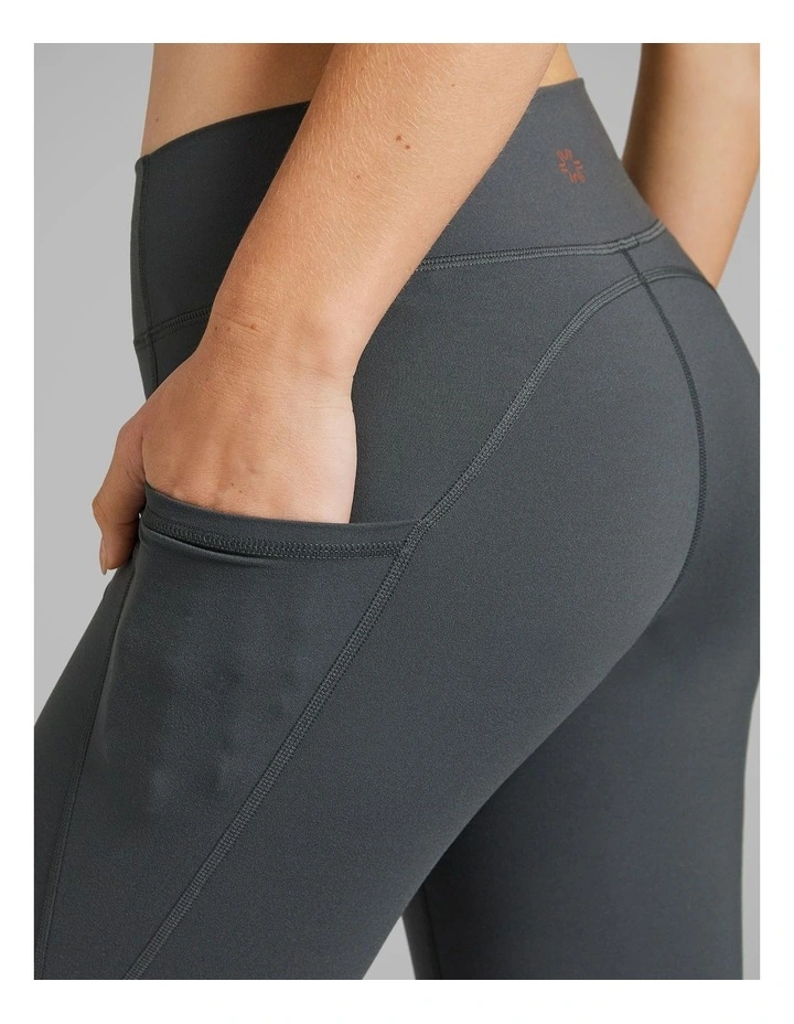 Veda Luxesoft Full Length Tight in Dark Khaki image 4