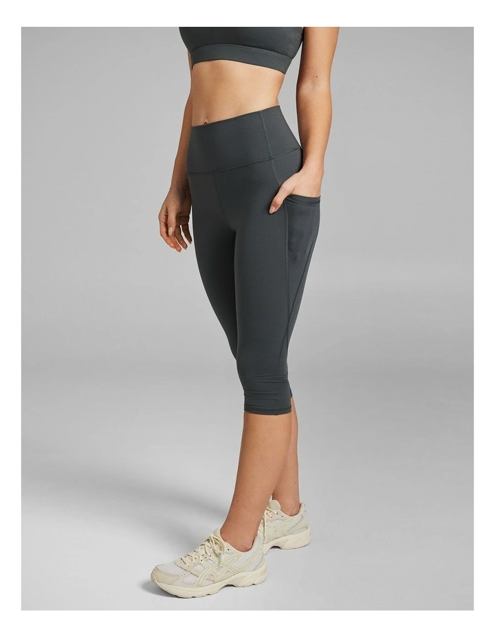 Veda 3/4 Tight in Dark Khaki image 3