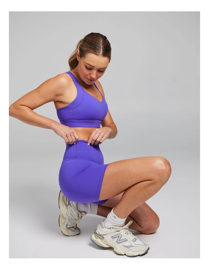 Base One Mid Thigh Bike Shorts in Viva image 7