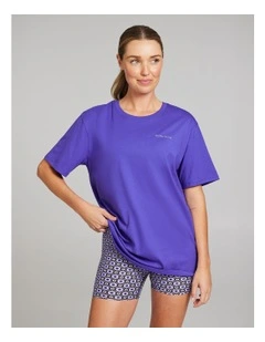 Logo Boyfriend Tee in Viva