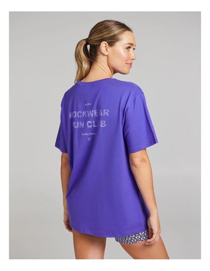 Logo Boyfriend Tee in Viva image 2