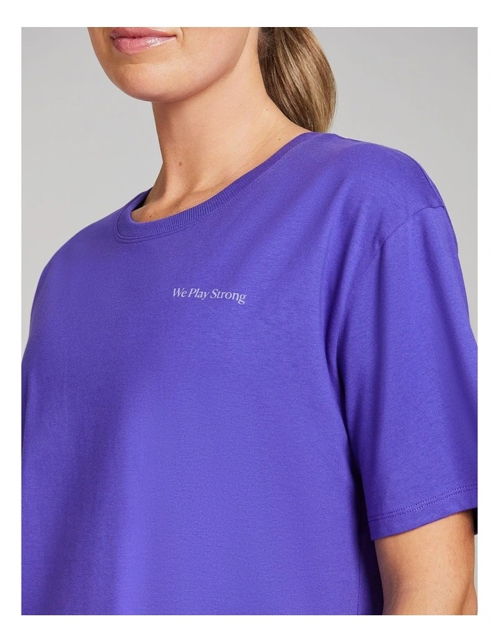 Logo Boyfriend Tee in Viva image 4