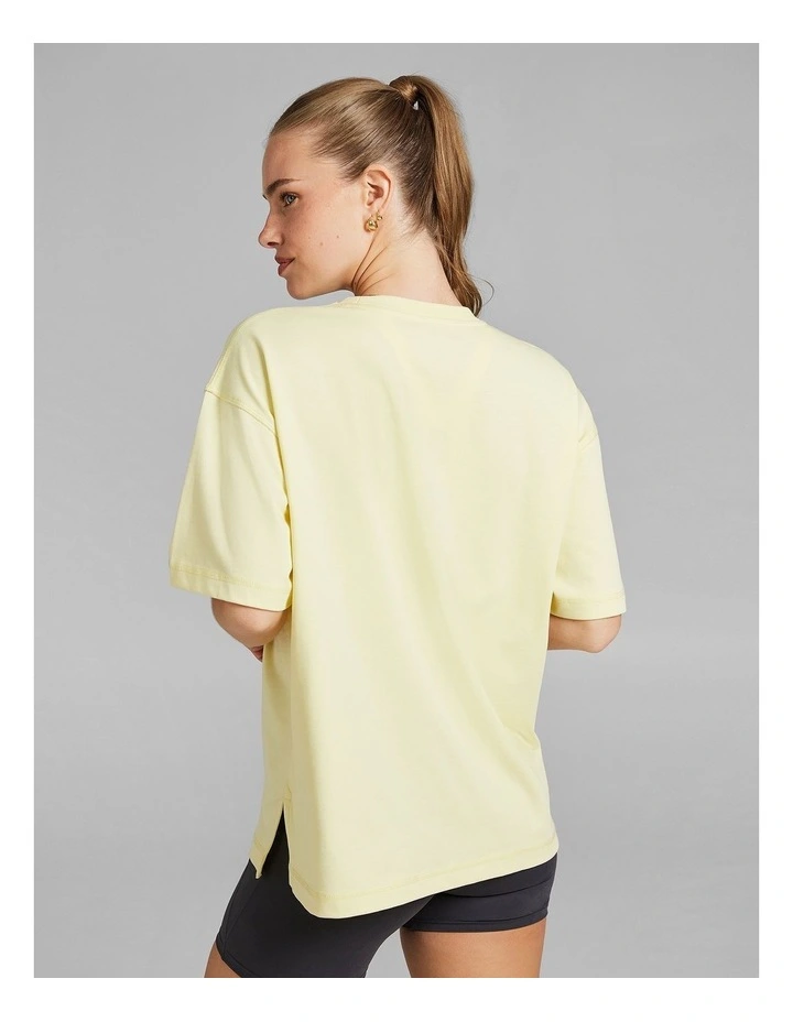 Heavyweight Oversize Tee in Sunflower image 2