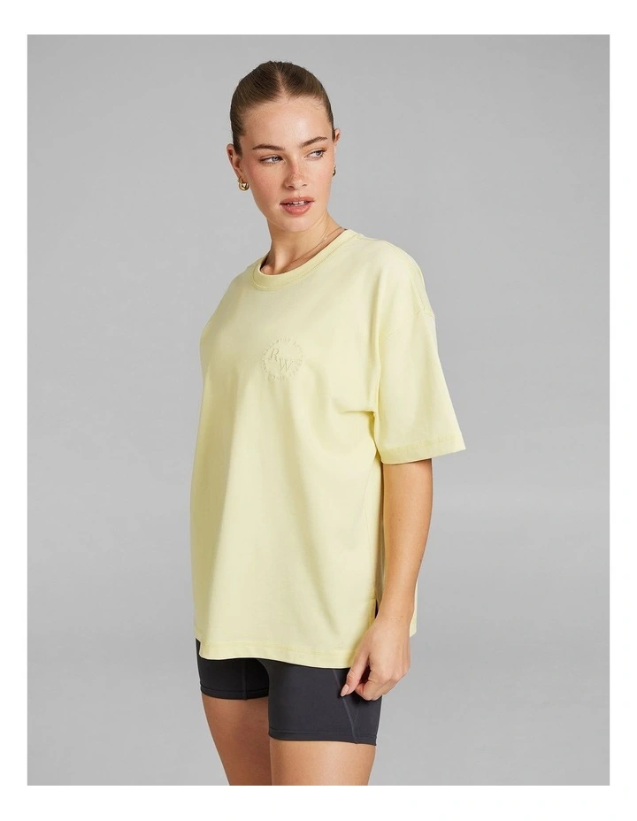Heavyweight Oversize Tee in Sunflower image 3