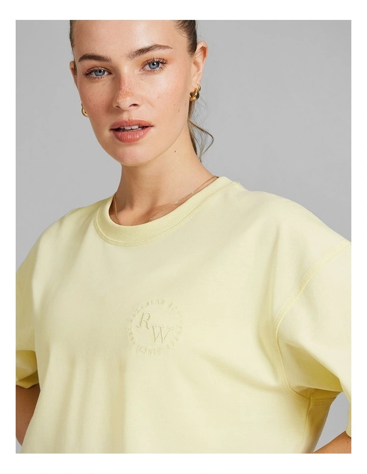 Heavyweight Oversize Tee in Sunflower image 4