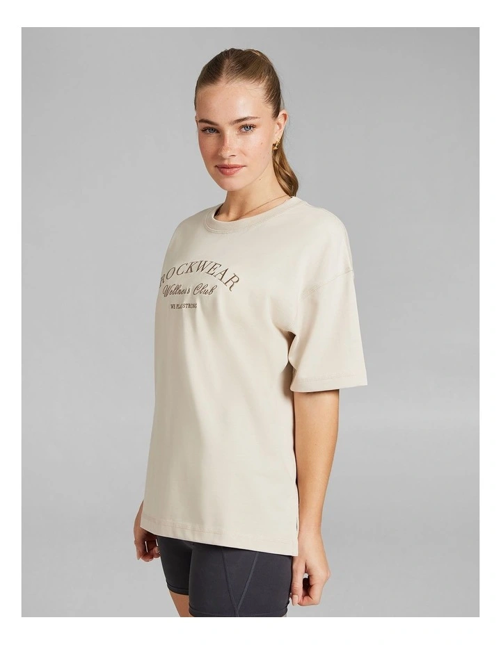 Heavyweight Oversize Tee in Vanilla image 3