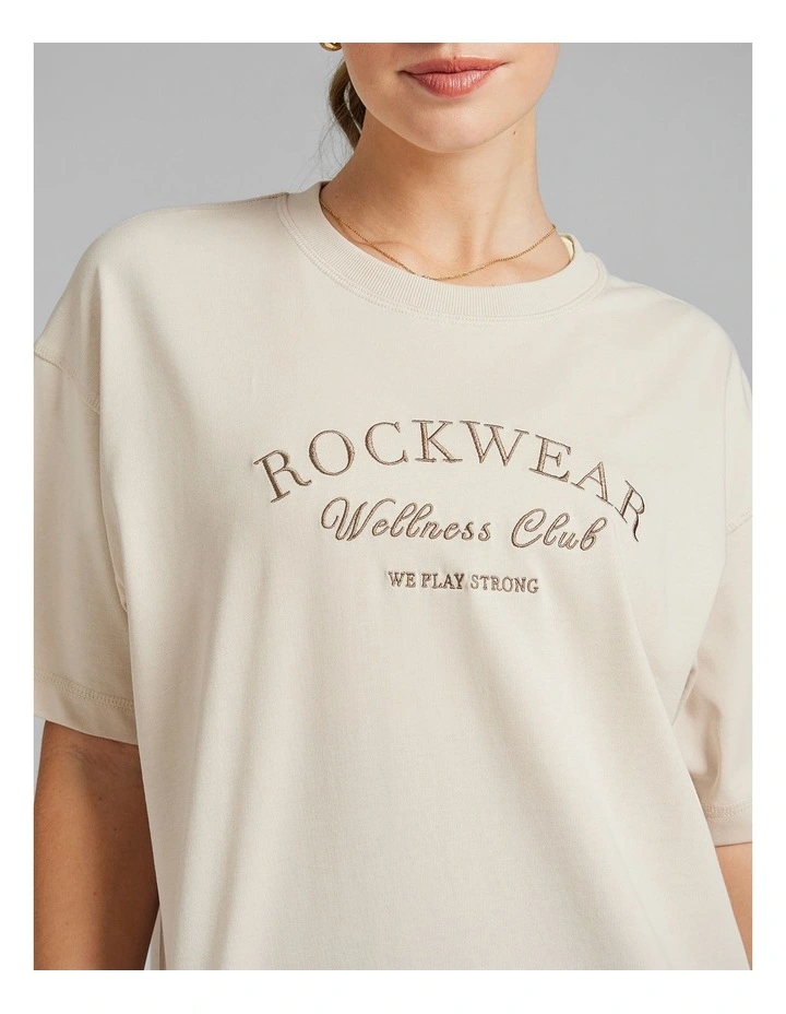 Heavyweight Oversize Tee in Vanilla image 4