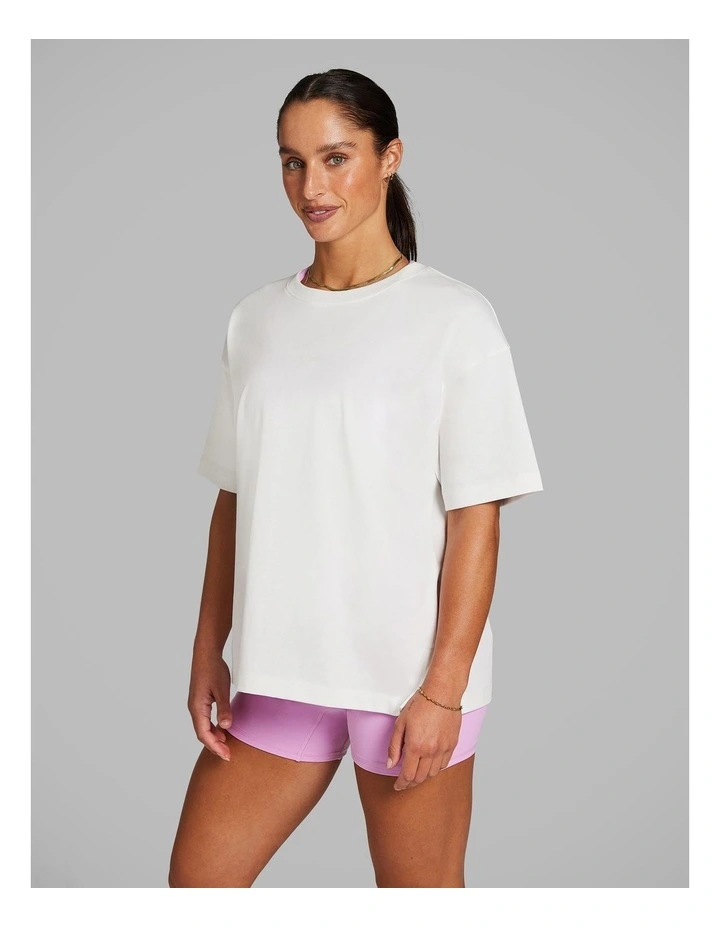 Oversize Tee in White image 3
