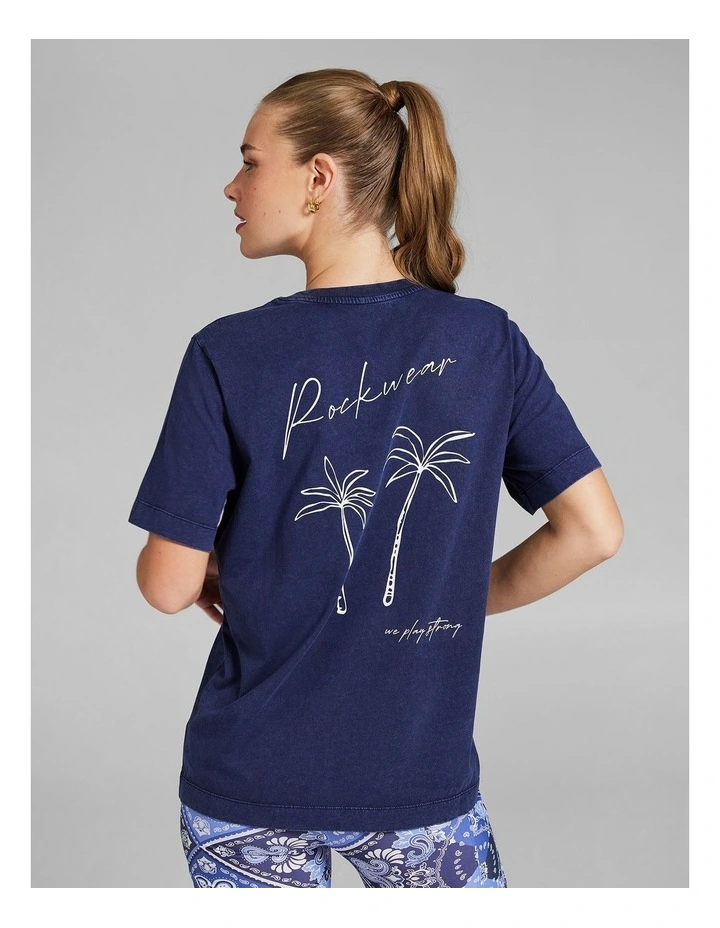Graphic Tee in Blue image 2