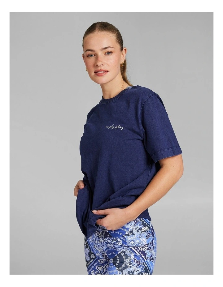 Graphic Tee in Blue image 3