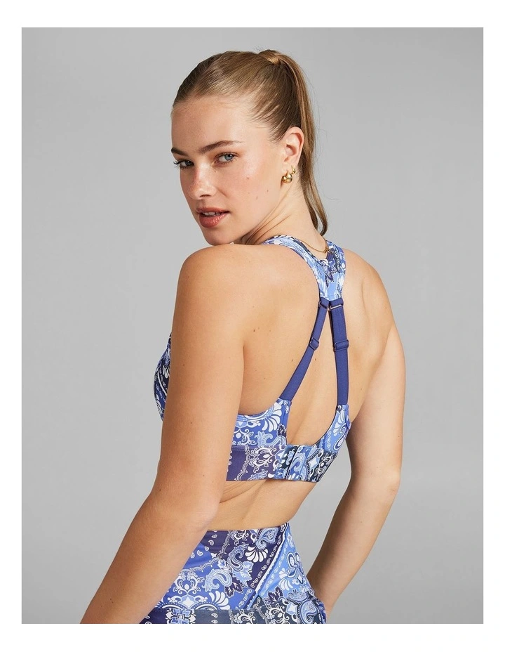 High Impact Adjustable Sports Bra in Multi image 2