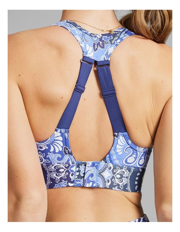 High Impact Adjustable Sports Bra in Multi image 5