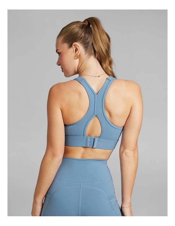 Speed High Impact Sports Bra in Blue image 2
