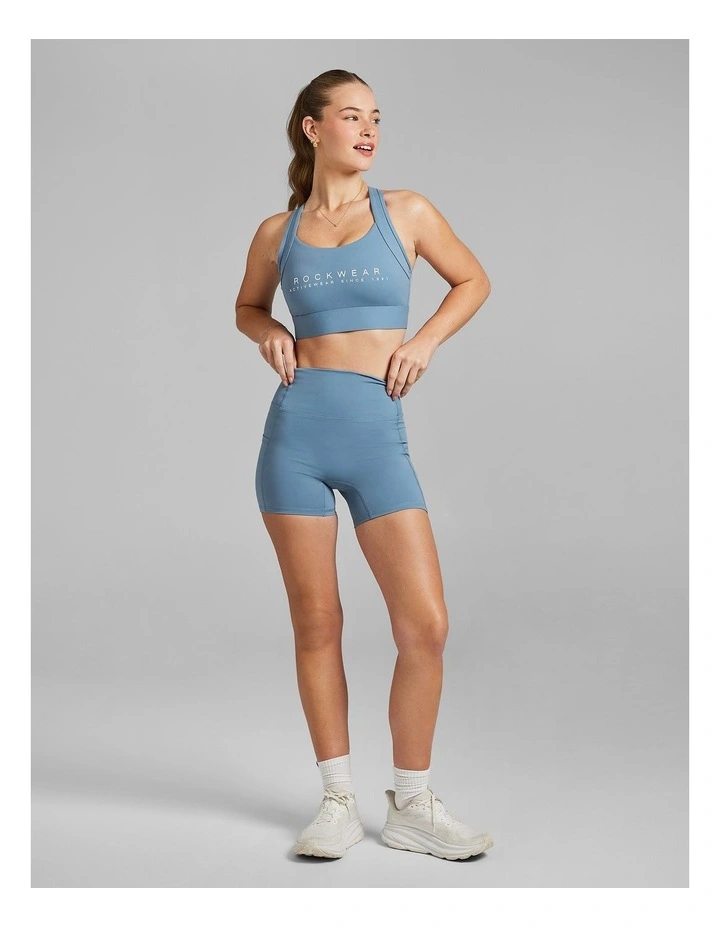 Speed High Impact Sports Bra in Blue image 6