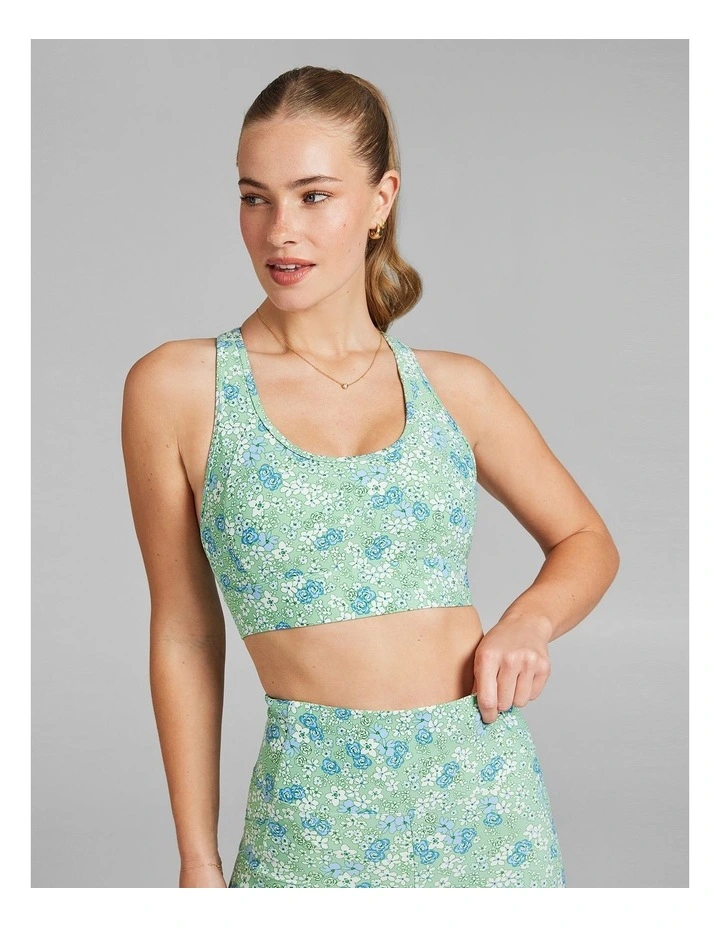 High Impact Adjustable Sports Bra in Multi image 1