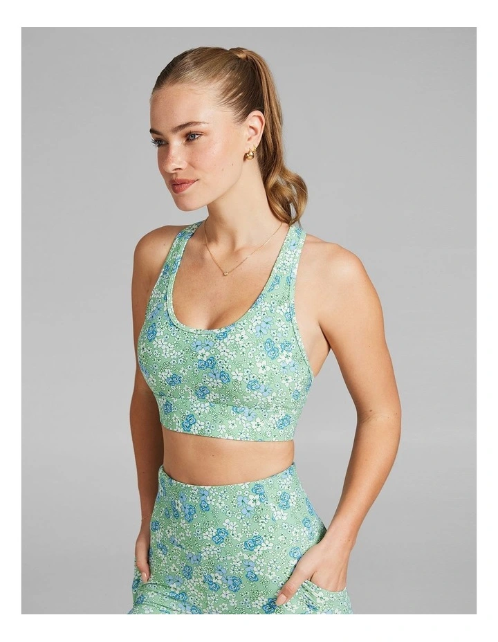 High Impact Adjustable Sports Bra in Multi image 3
