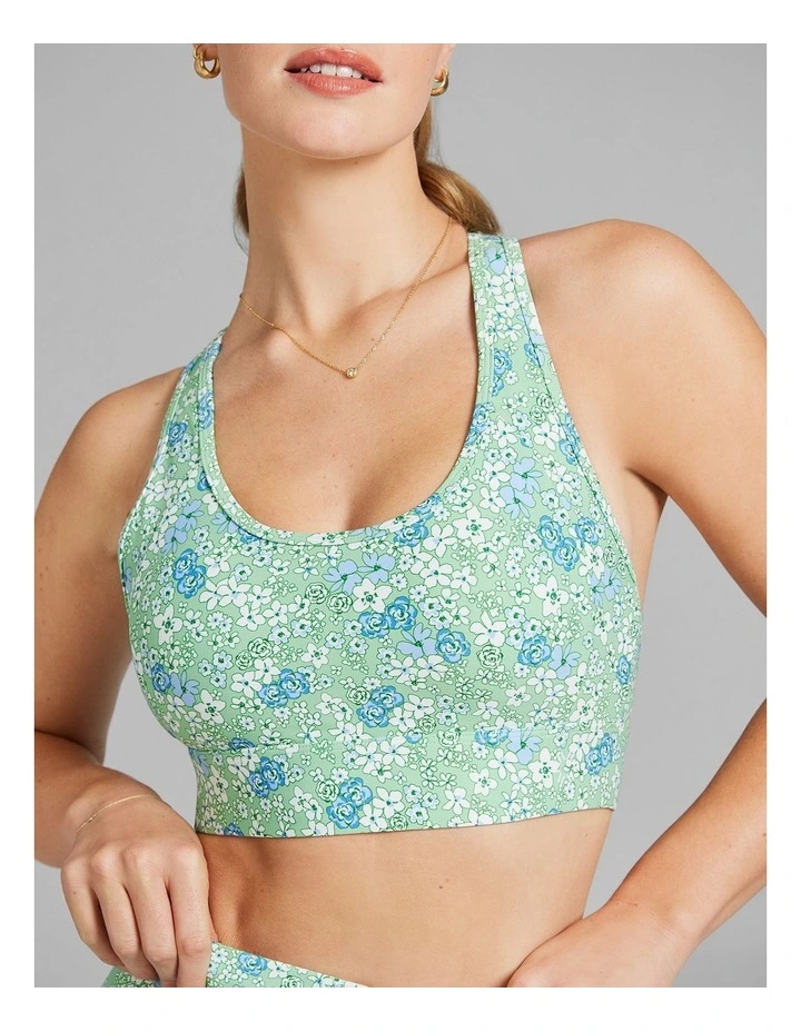 High Impact Adjustable Sports Bra in Multi image 4