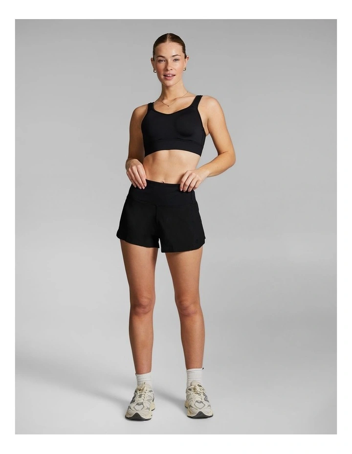 Hyper High Support Sports Bra in Black image 5