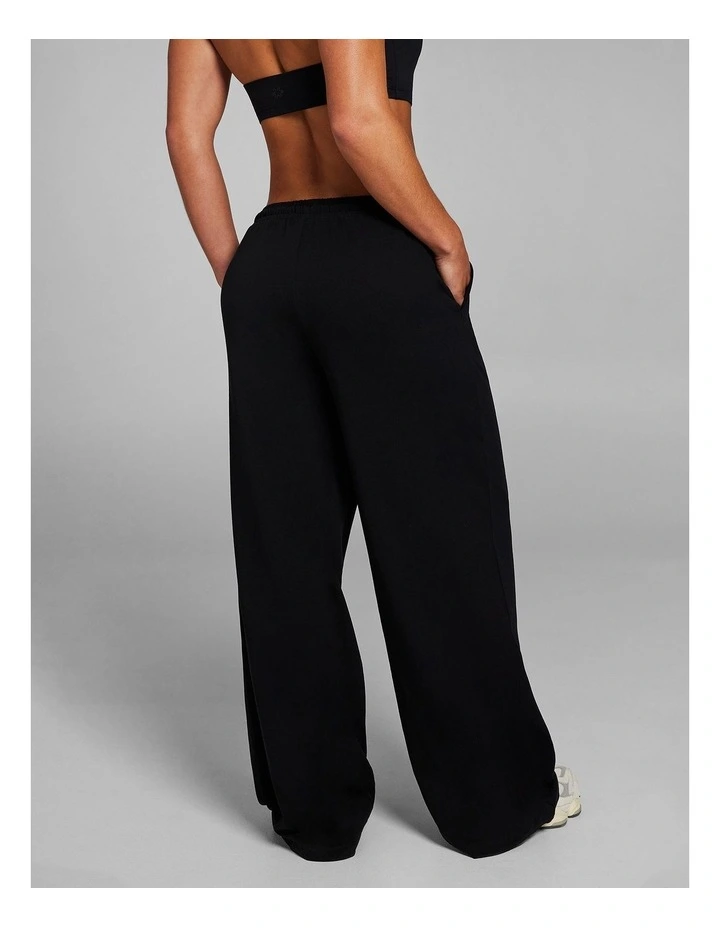Soft Jersey Long Pants in Black image 2