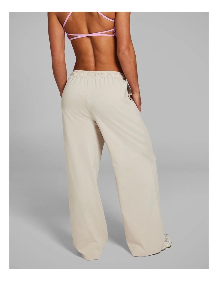 Soft Jersey Long Pants in Vanilla image 2