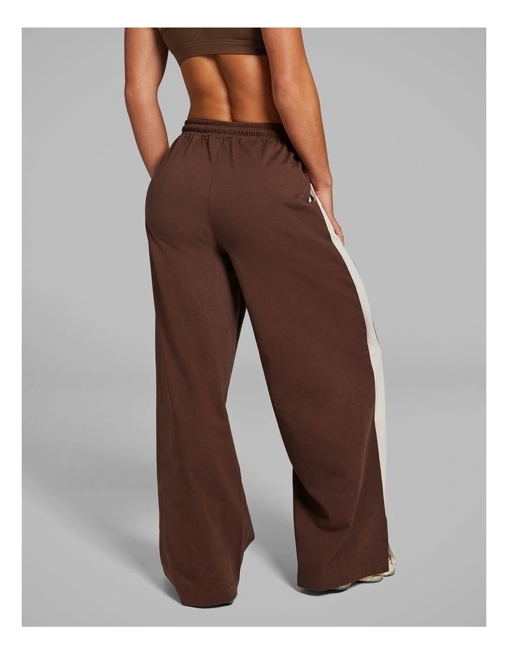 Soft Jersey Blocked Pants in Fawn image 2