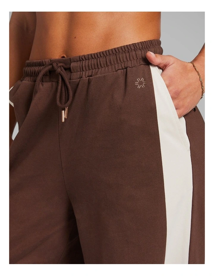 Soft Jersey Blocked Pants in Fawn image 4
