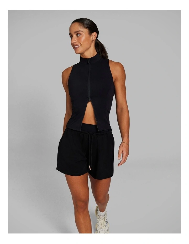 Soft Jersey Shorts in Black image 6