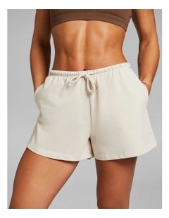 Soft Jersey Shorts in Vanilla