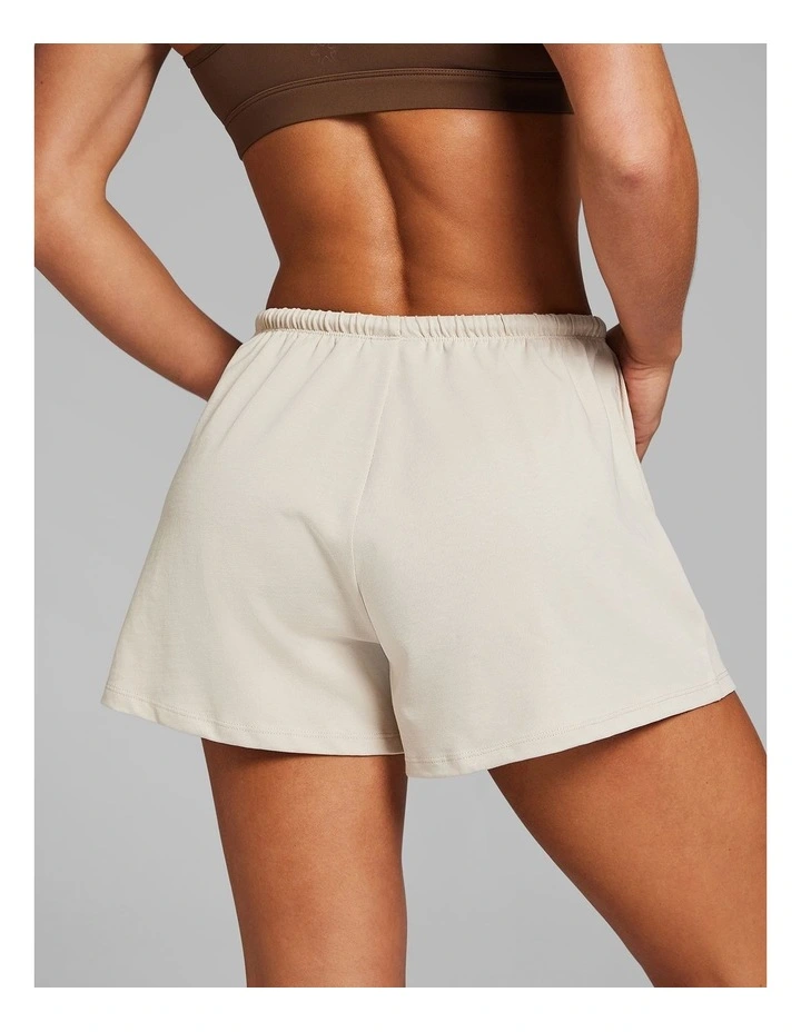 Soft Jersey Shorts in Vanilla image 2