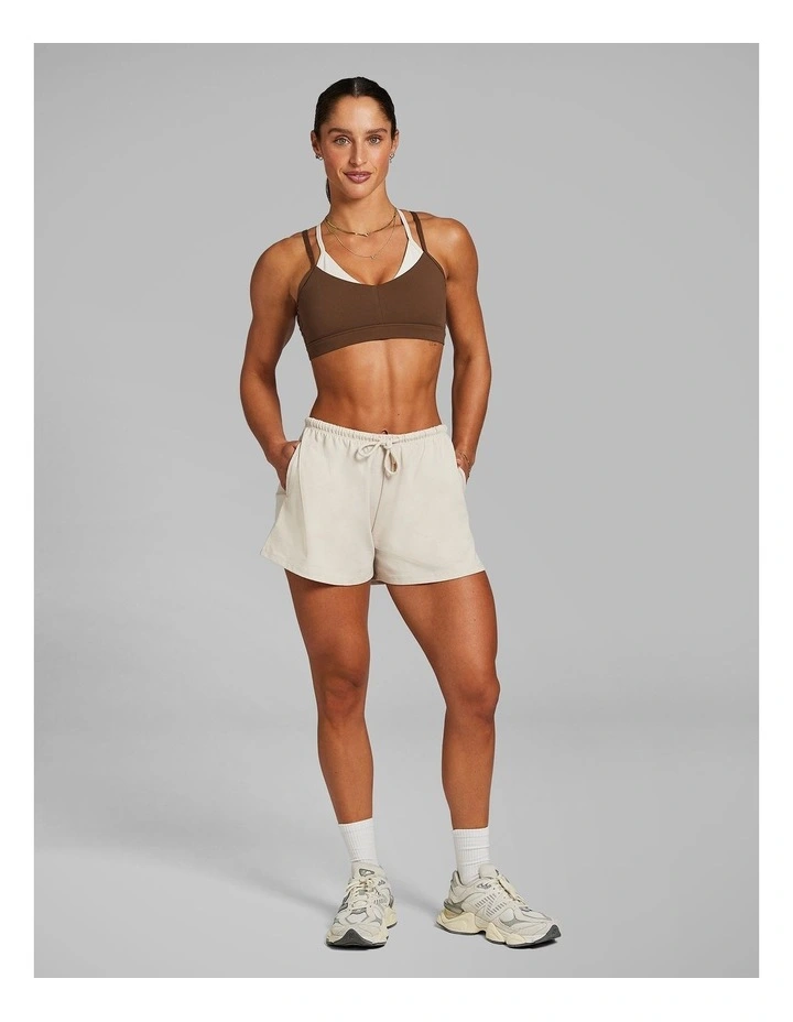 Soft Jersey Shorts in Vanilla image 5