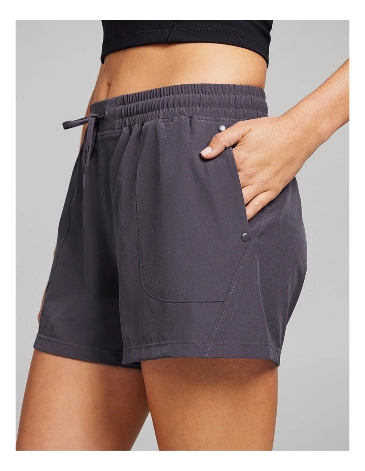 On Duty Casual Shorts in Pewter image 4