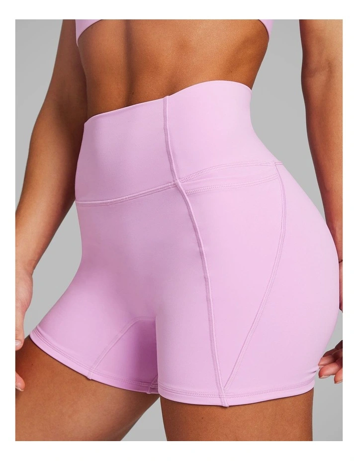 No Front Seam Mid Thigh Bike Shorts in Allure image 4