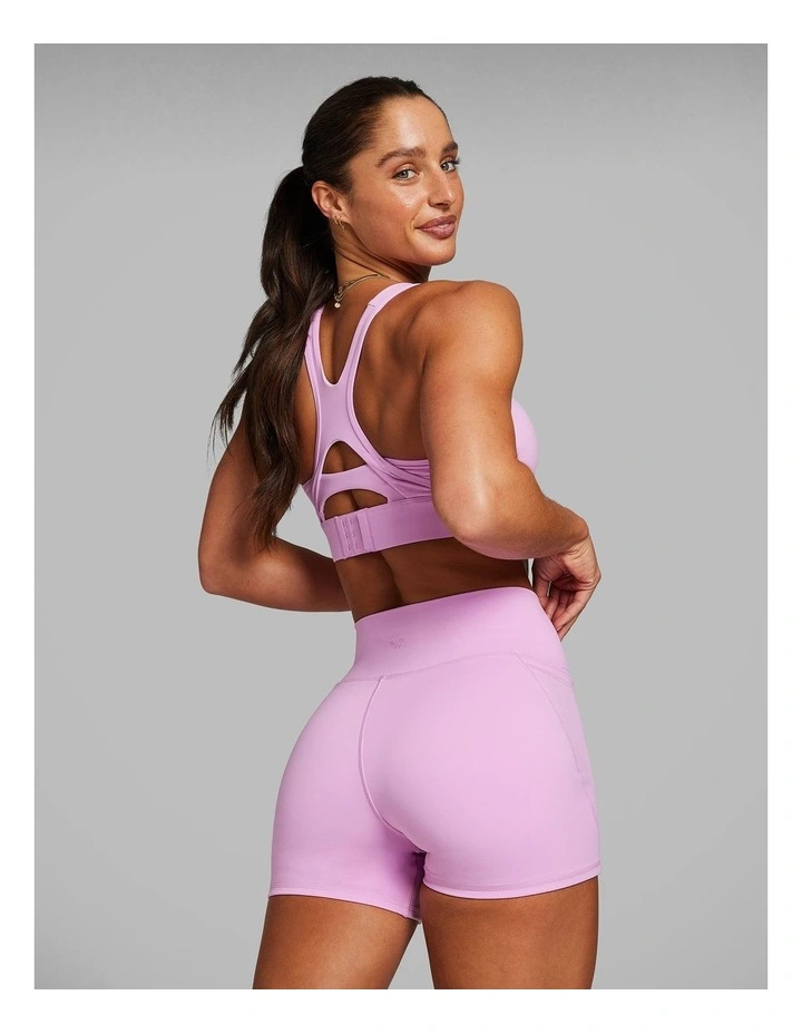 No Front Seam Mid Thigh Bike Shorts in Allure image 5