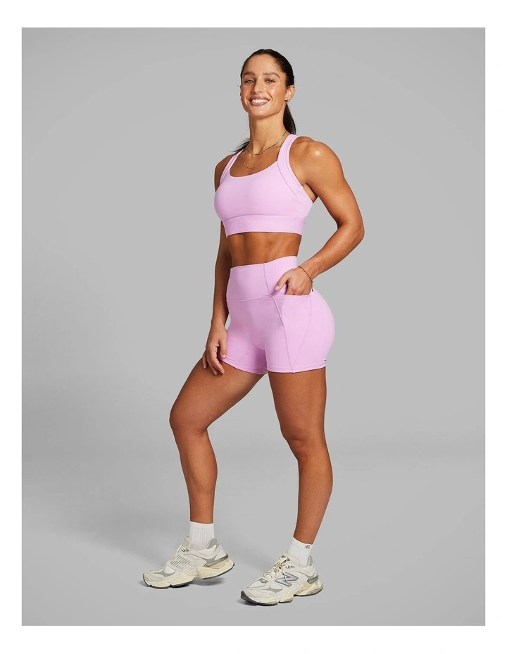 No Front Seam Mid Thigh Bike Shorts in Allure image 7