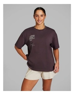 Oversize Tee in Chestnut