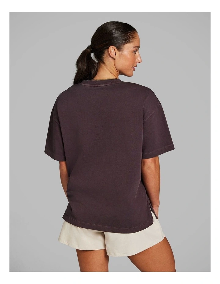 Oversize Tee in Chestnut image 2