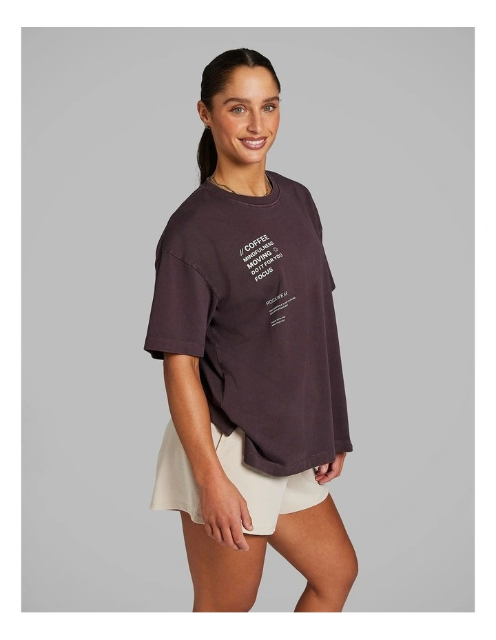 Oversize Tee in Chestnut image 3