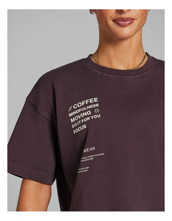 Oversize Tee in Chestnut image 4