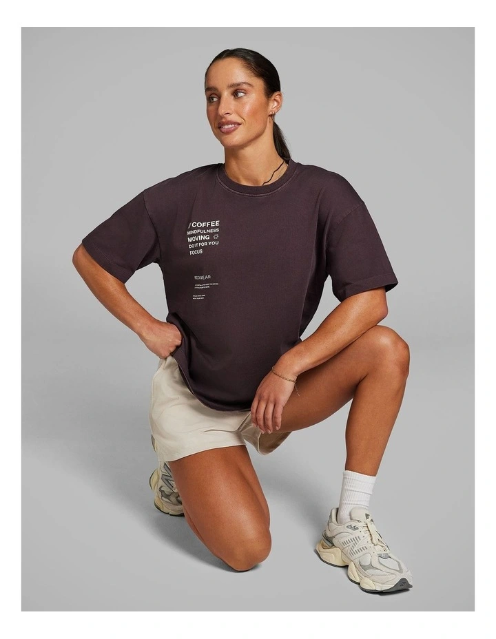Oversize Tee in Chestnut image 7