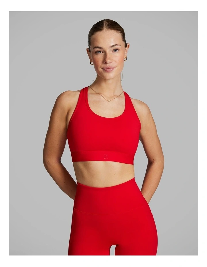 Gym And Swim High Impact Sports Bra Bright Red image 1