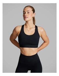 Gym And Swim High Impact Sports Bra Jet Black