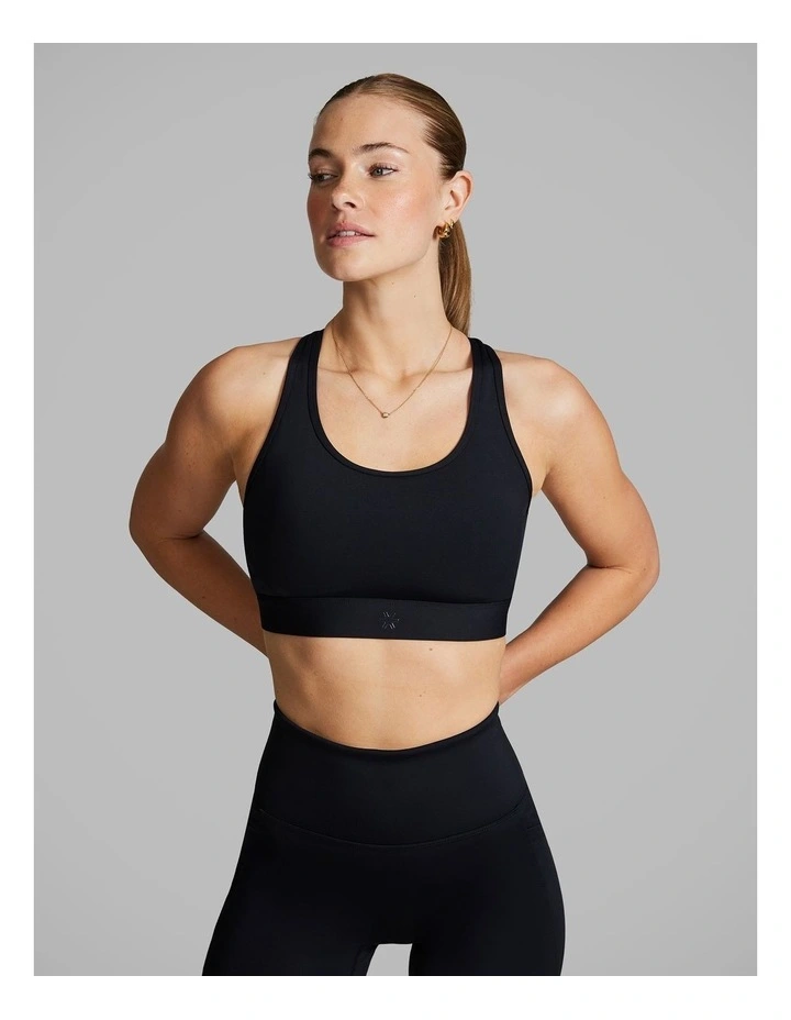 Gym And Swim High Impact Sports Bra Jet Black image 1