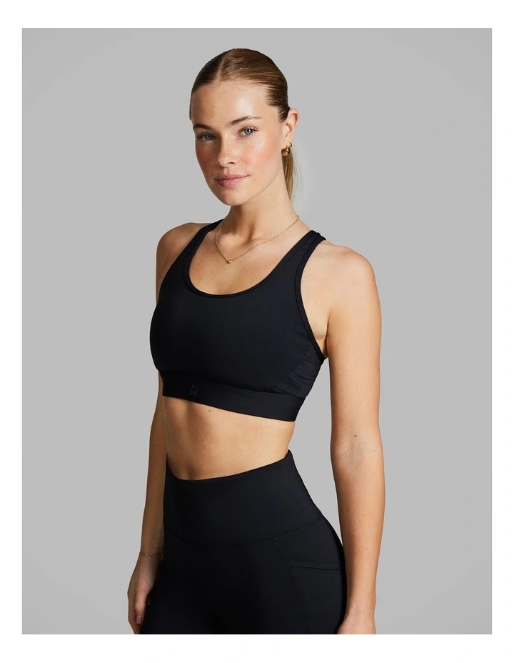 Gym And Swim High Impact Sports Bra Jet Black image 2