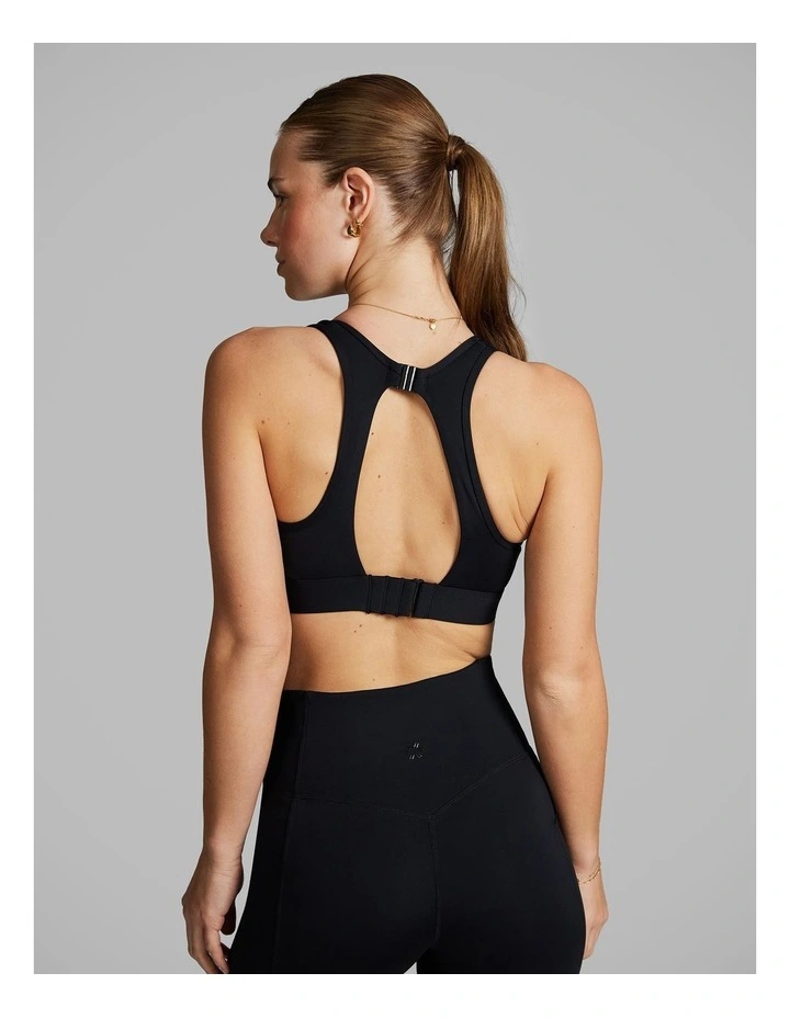 Gym And Swim High Impact Sports Bra Jet Black image 3