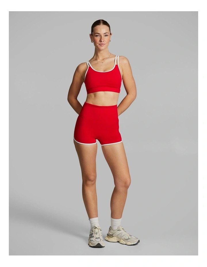 Gym And Swim Low Impact Sports Bra in Red image 5