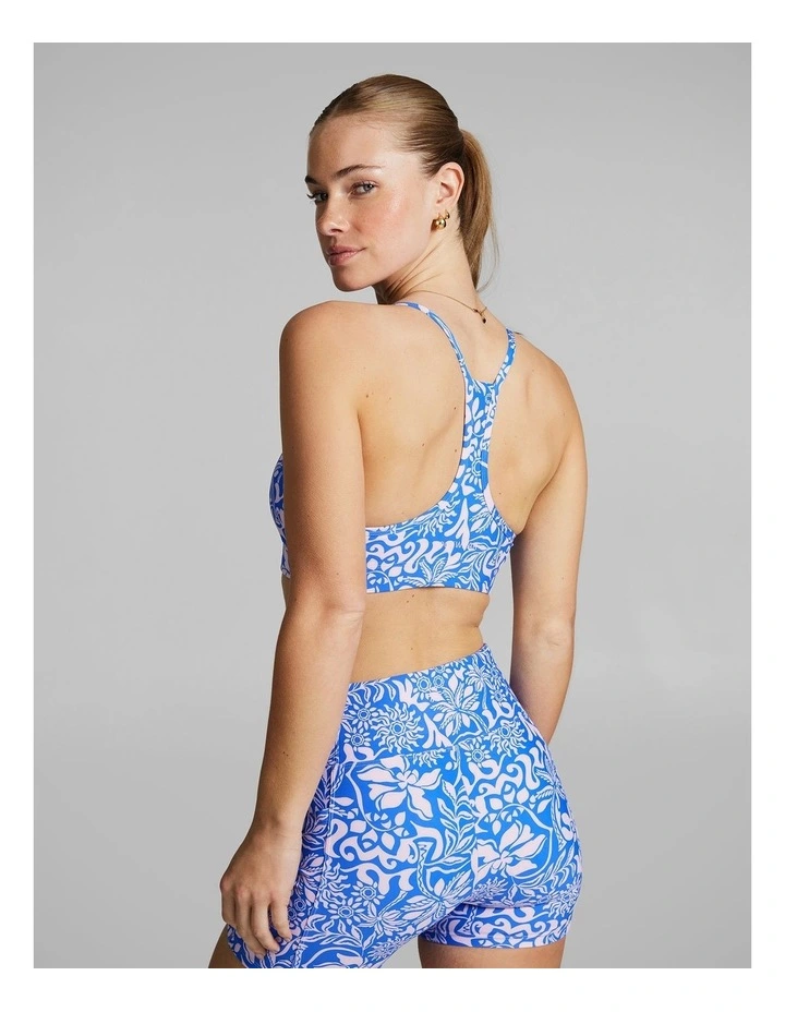 In Action Low Impact Sports Bra Blue Summer image 3